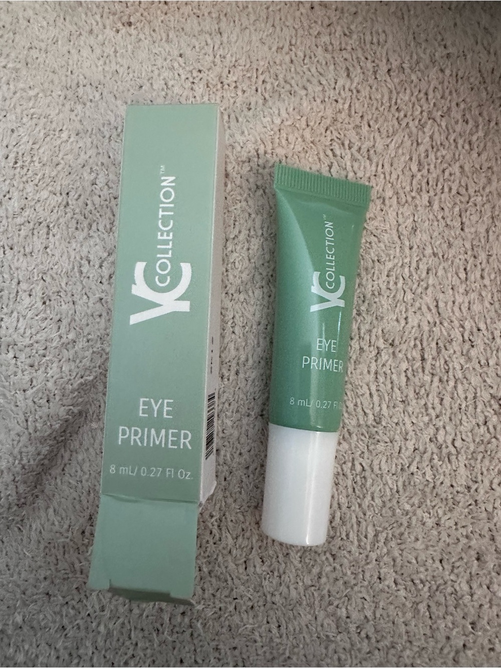 VC Collection Green Eye Primer — Lightweight Lash-Safe Base
